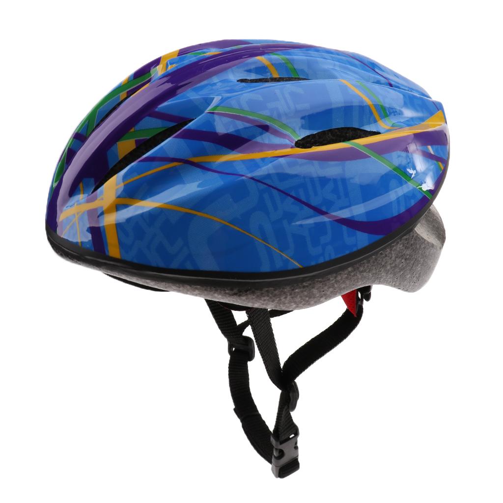 Children Kids Adjustable Skating Riding Helmet Head Protective Gear Blue M