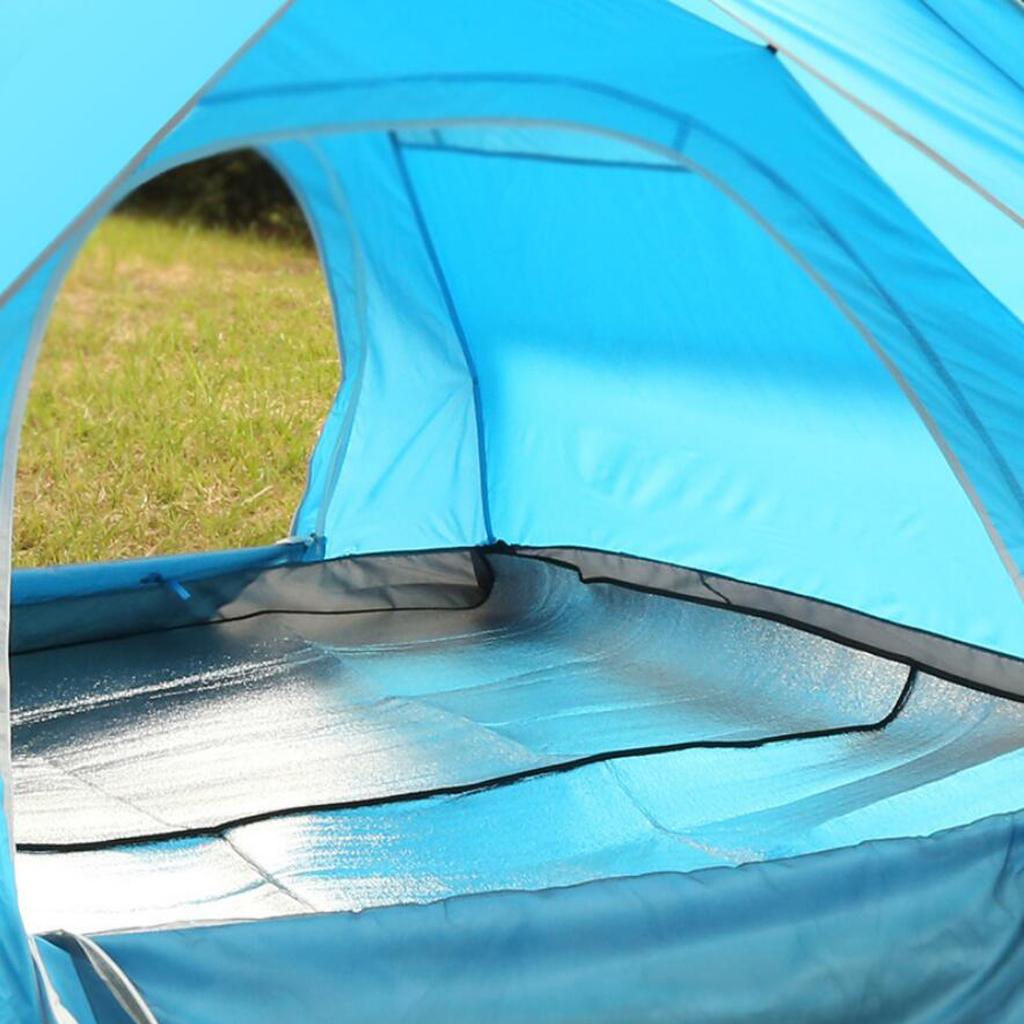 Aluminum Foil Foldable Waterproof Camping Blanket Picnic Beach Mat 300x300cm