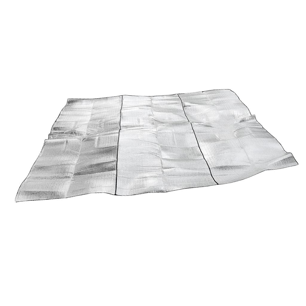 Aluminum Foil Foldable Waterproof Camping Blanket Picnic Beach Mat 300x300cm