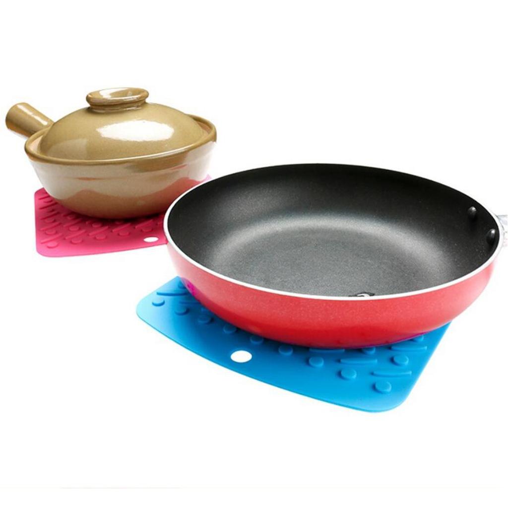 Cup Place Mat Hot Pot Holder Coffee Cup Insulated Trivet Mat Outdoor Green