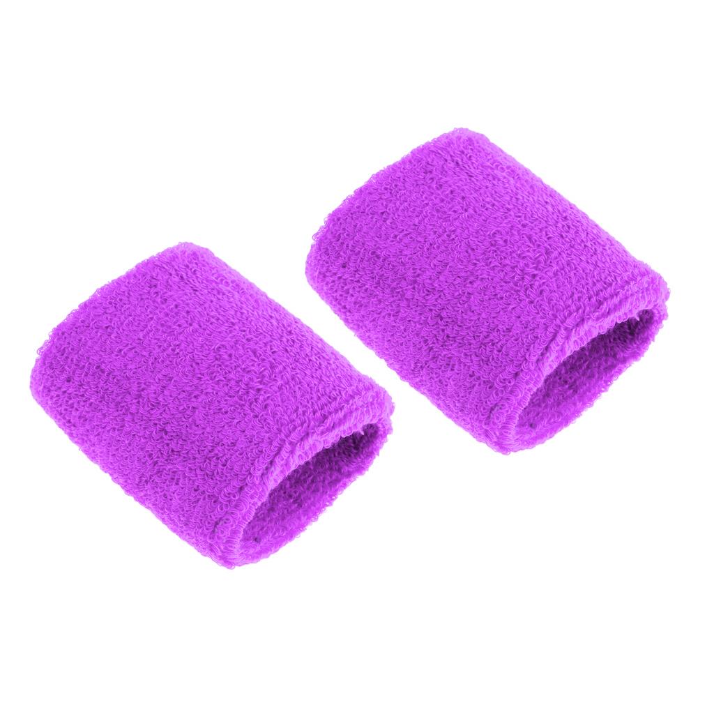 Sports Basketball Badminton Unisex Sweatbands Wristbands light violet