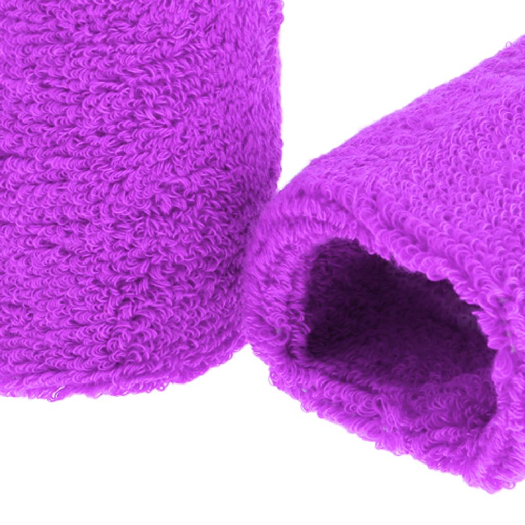 Sports Basketball Badminton Unisex Sweatbands Wristbands light violet