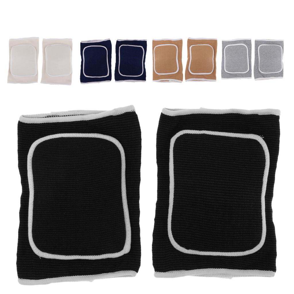 Outdoor Exercise Dance Soccer Roller Skating Protective Knee Sleeve Pad Black