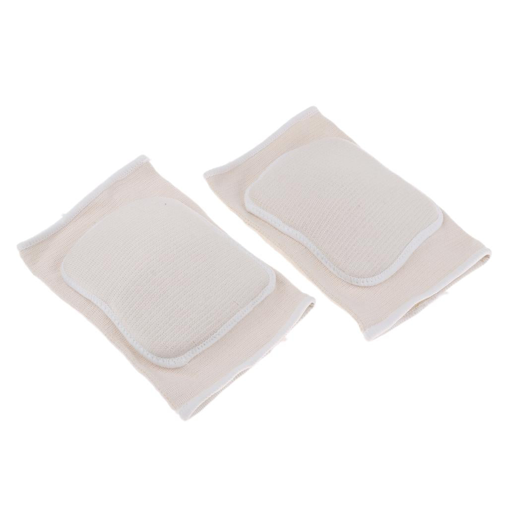 Outdoor Exercise Dance Soccer Roller Skating Protective Knee Sleeve Pad White