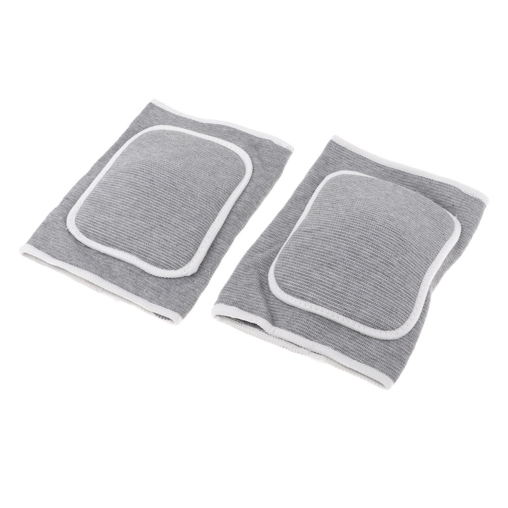 Outdoor Exercise Dance Soccer Roller Skating Protective Knee Sleeve Pad Gray
