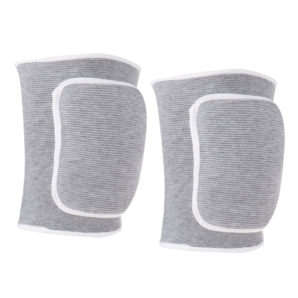 Outdoor Exercise Dance Soccer Roller Skating Protective Knee Sleeve Pad Gray