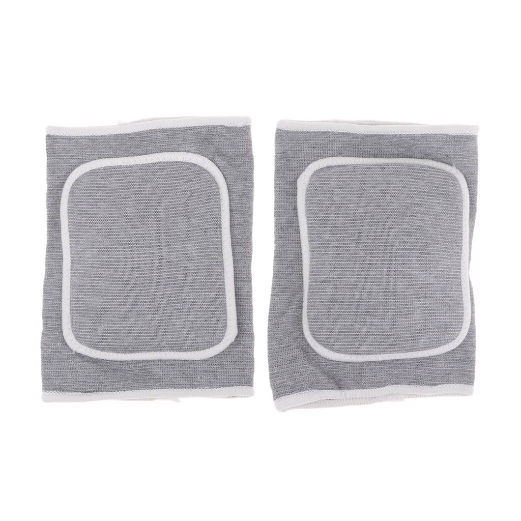 Outdoor Exercise Dance Soccer Roller Skating Protective Knee Sleeve Pad Gray