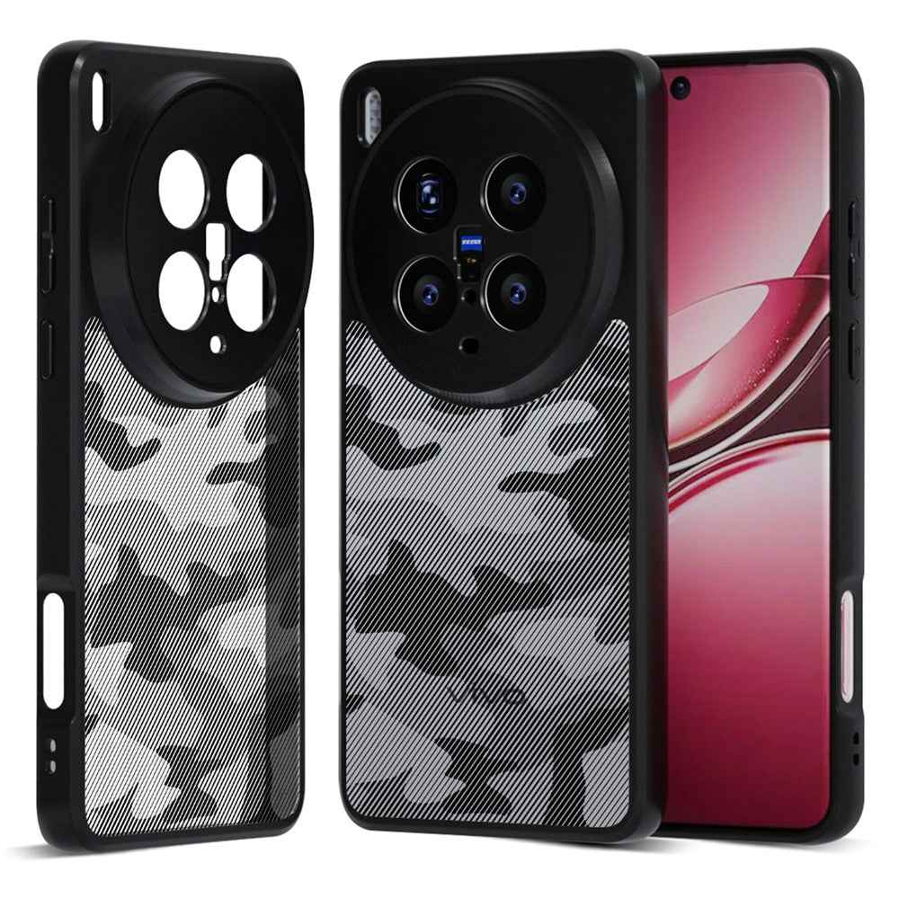 IBMRS for vivo X300 5G Mobile Cover Soft TPU + Hard PC Case with Wrist Strap (Precision Cutouts) - Artistic Camouflage