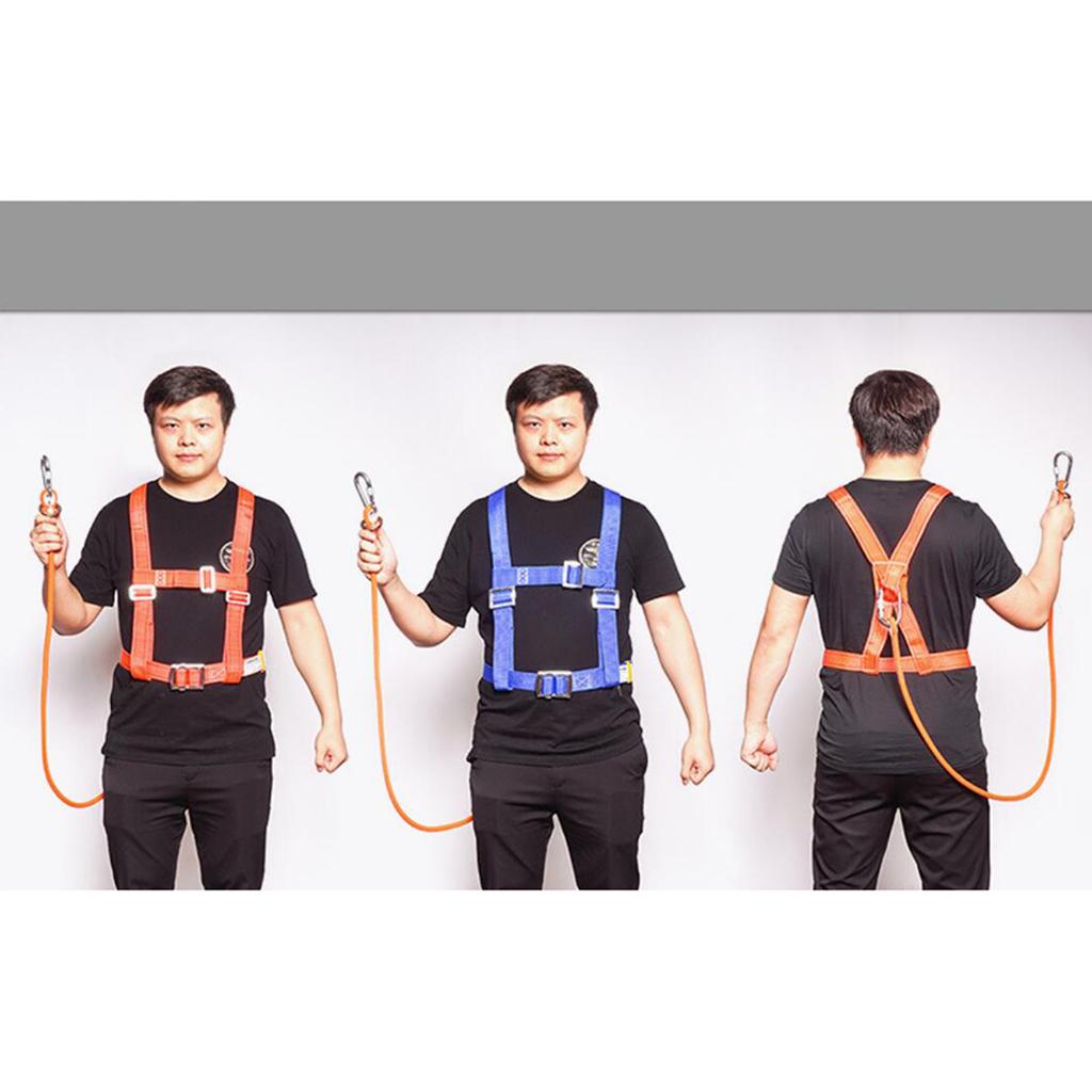 Rock Climbing Fall Protection Shock Absorb Lanyard Rope 5m M
