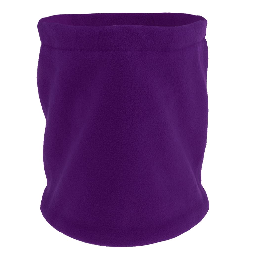 Tube Scarf Bandana Head Mask Cap Neck Gaiter Snood Headwear Beanie Violet