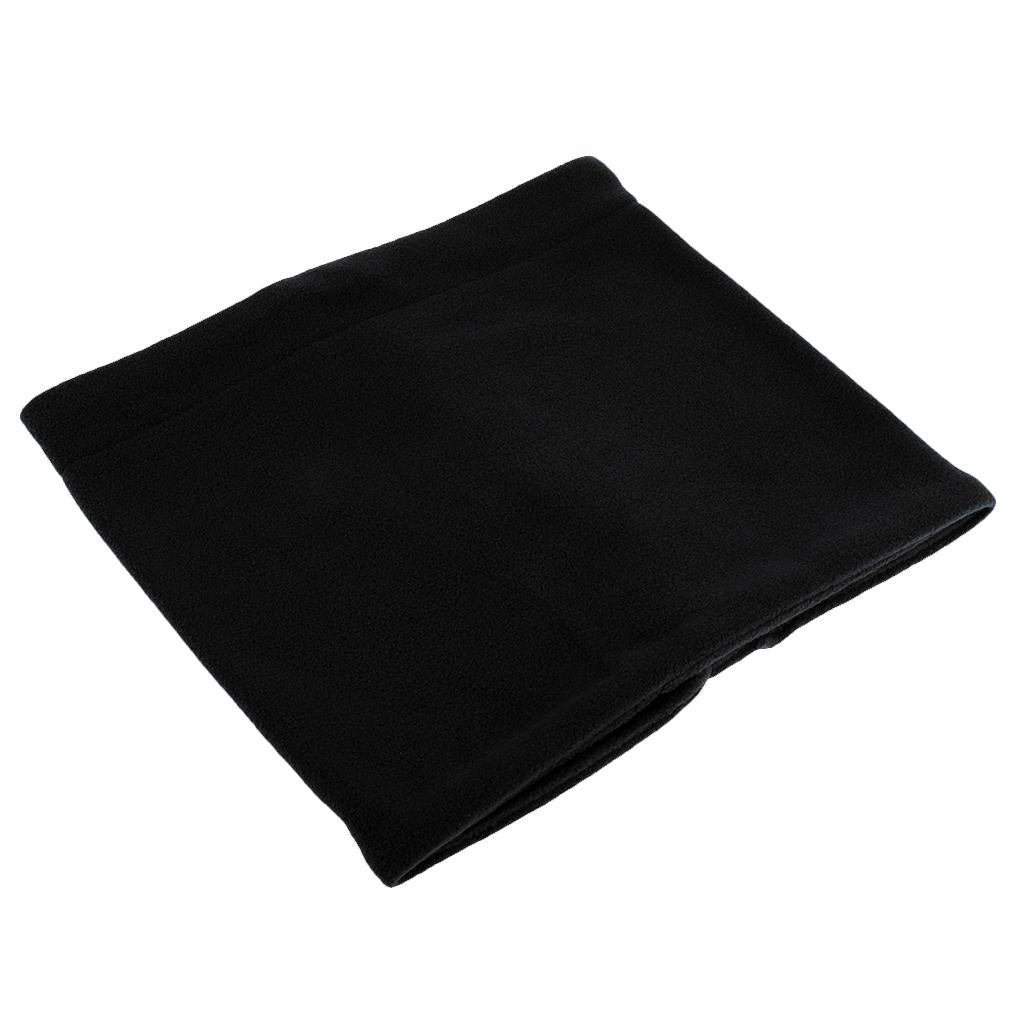 Tube Scarf Bandana Head Mask Cap Neck Gaiter Snood Headwear Beanie Black Inside Grey
