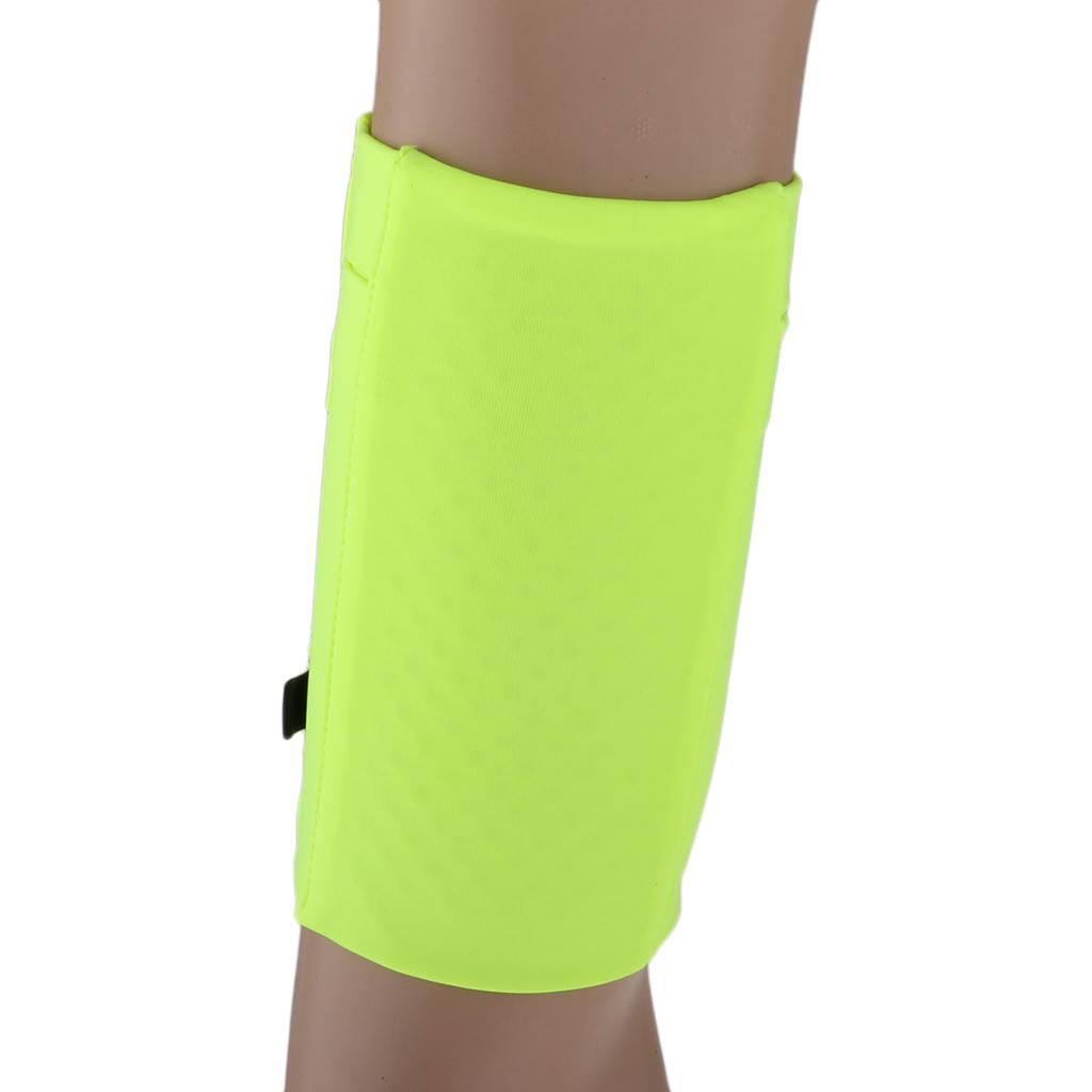 Reflective Running Sports Armband Phone Holder Arm Wrist Belt Bag Yellow S