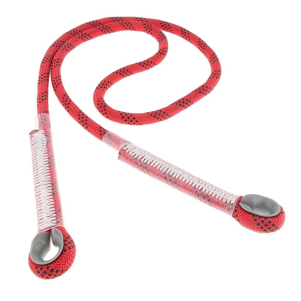 Climbing Knotted Pre-sewn Eye-to-Eye Prusik Loop Cord Static Rope Red 150cm