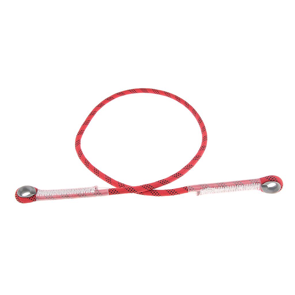 Climbing Knotted Pre-sewn Eye-to-Eye Prusik Loop Cord Static Rope Red 150cm