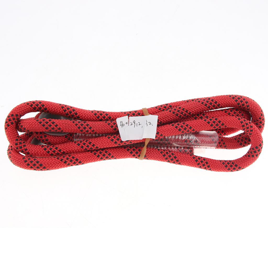 Climbing Knotted Pre-sewn Eye-to-Eye Prusik Loop Cord Static Rope Red 180cm