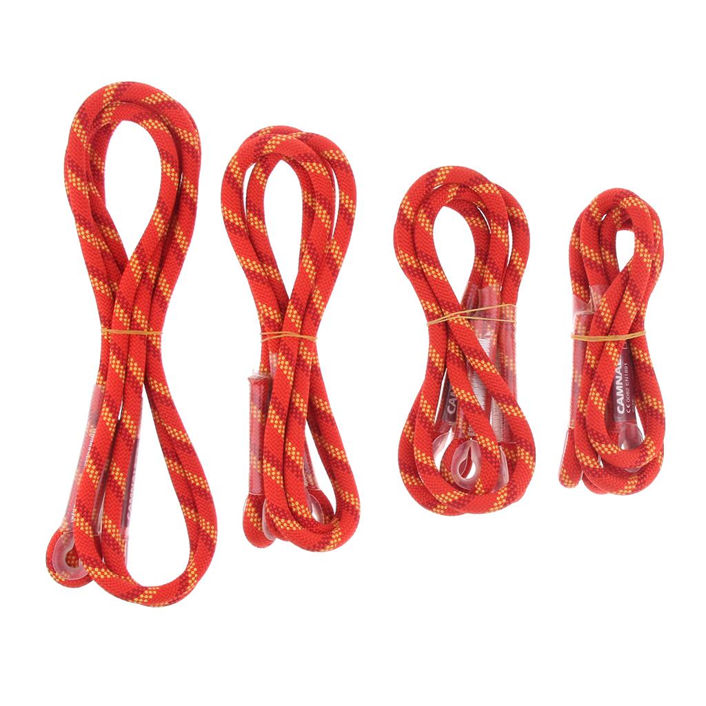 10.5mm Rock Climbing Nylon Pre-sewn Eye-to-Eye Prusik Loop Cord Rope 80cm