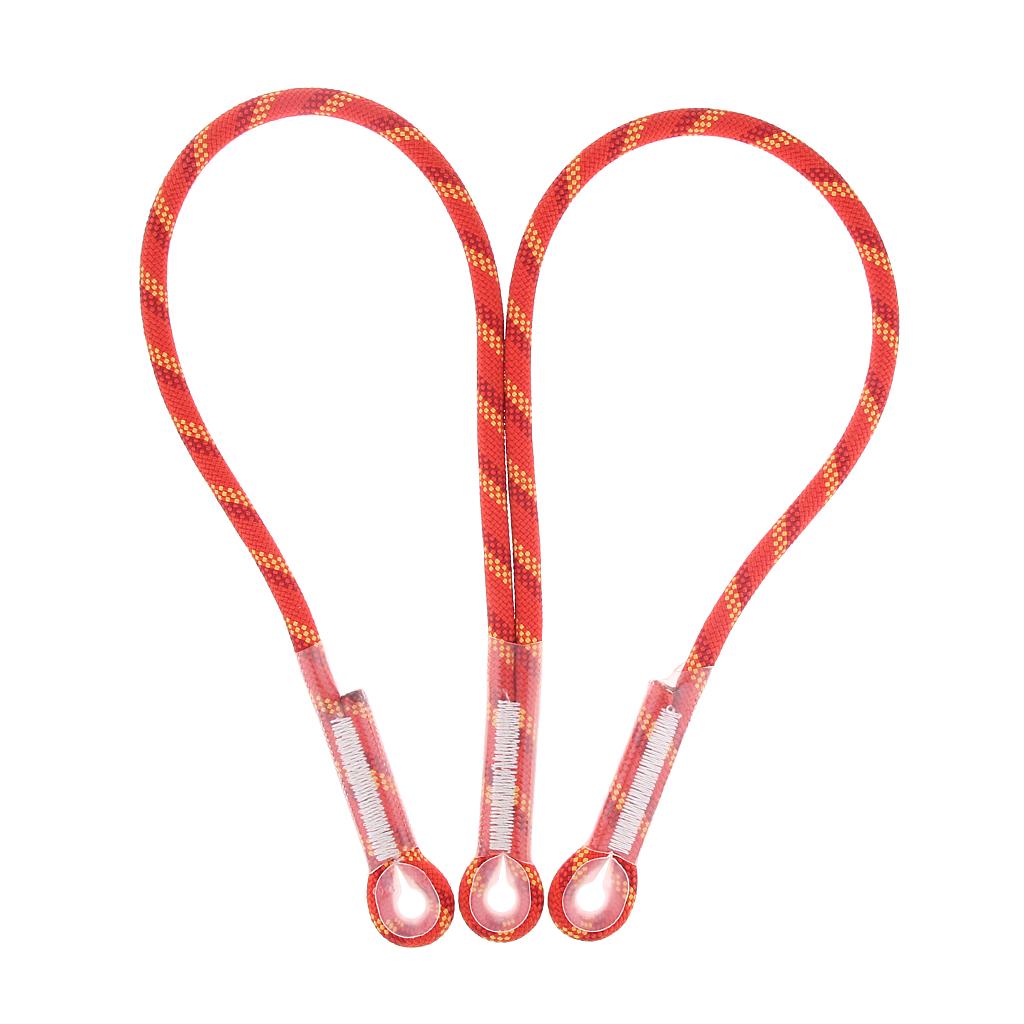 10.5mm Rock Climbing Nylon Pre-sewn Eye-to-Eye Prusik Loop Cord Rope 80cm