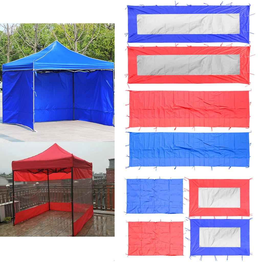 Waterproof Instant Canopy Tent Sidewall Sun Shade Shelter Red A 190x290cm