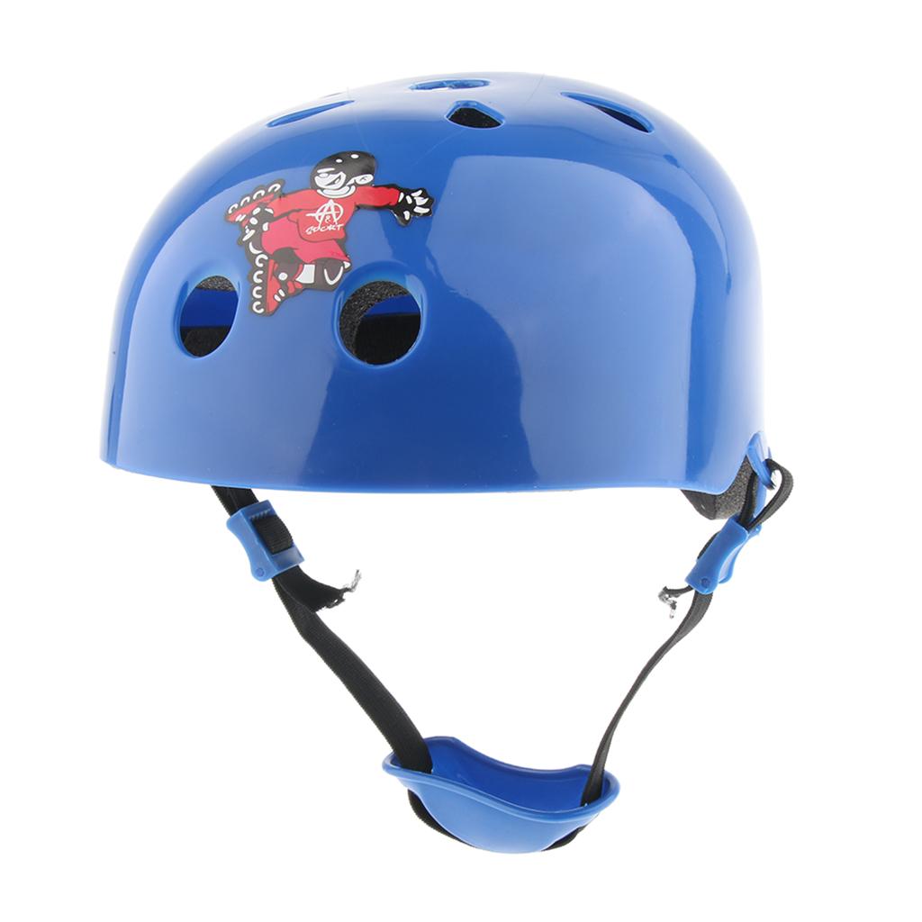 Kids Sports Safety Helmet for Roller Skating Skateboarding Cycling Blue M