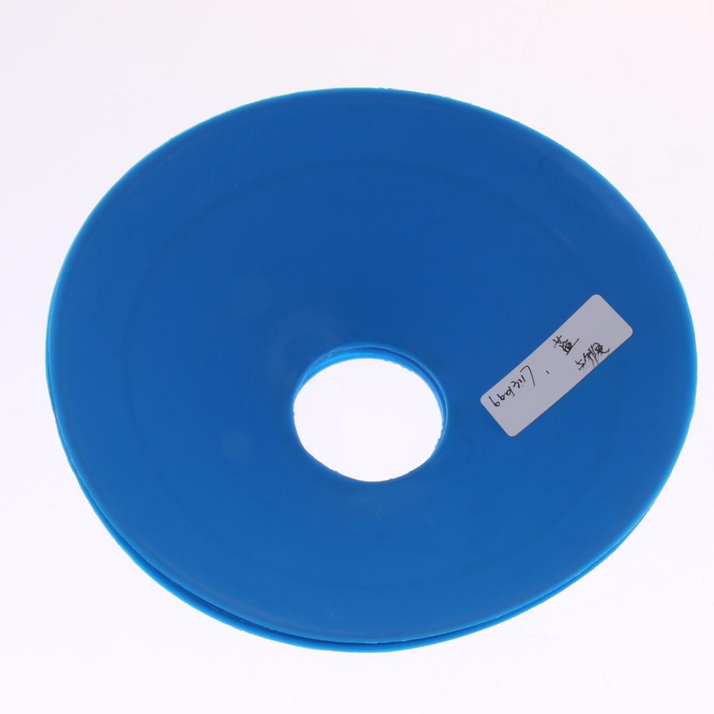5 Pcs Soccer Mini Disc Cones Boundary Marker Skating Agility Training Aid Blue