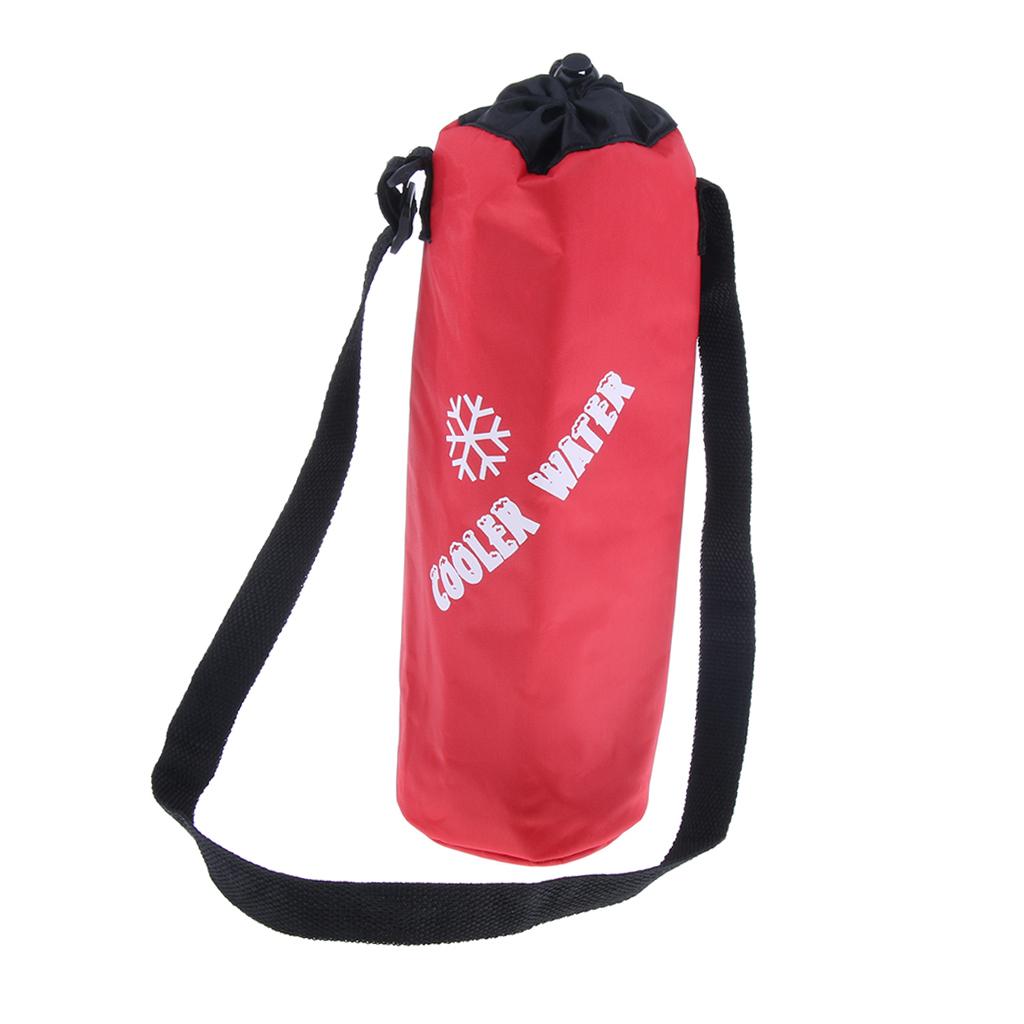2Pcs Insulated Wine Cooler Travel Camping Drink Lunch Cool Bag Carrier Strap