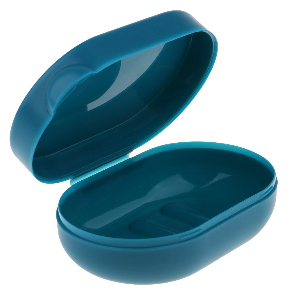 Plastic Soap Case Holder Container Storage Box Home Outdoor Camping Travel Green
