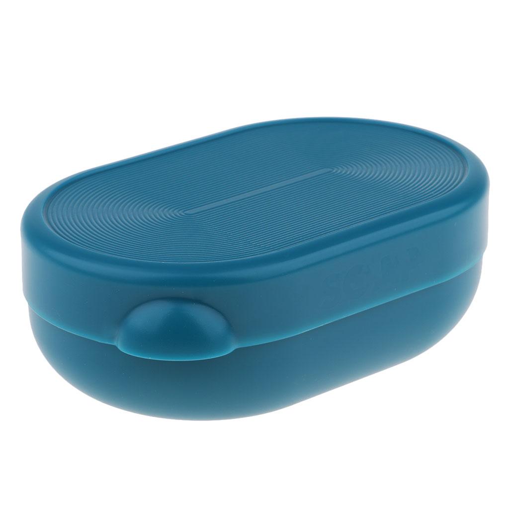 Plastic Soap Case Holder Container Storage Box Home Outdoor Camping Travel Green