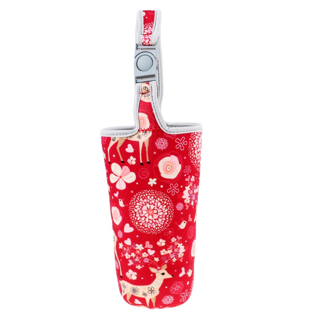 Tumbler Carrier Holder Pouch For 30oz Vacuum Travel Insulated Mug Red Deer
