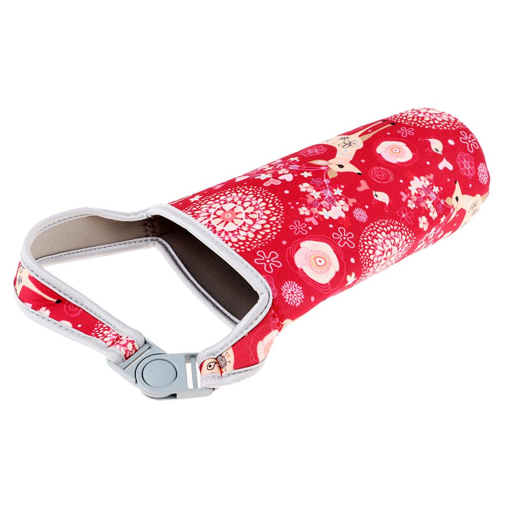 Tumbler Carrier Holder Pouch For 30oz Vacuum Travel Insulated Mug Red Deer