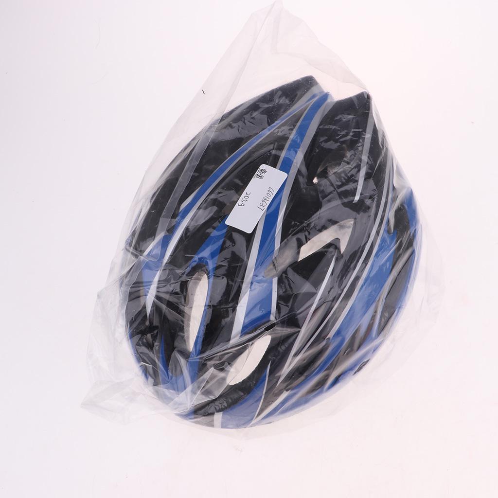 Adults Safety Helmet for Cycling Roller Inline Skating Biking Blue Black