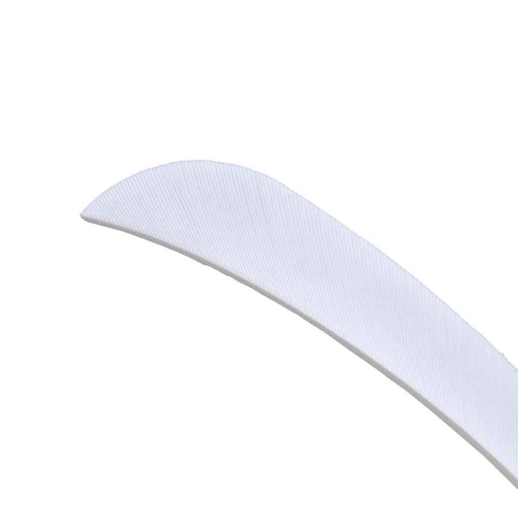 12pcs 3inch Archery Arrow Turkey Feathers Fletchings Vanes White