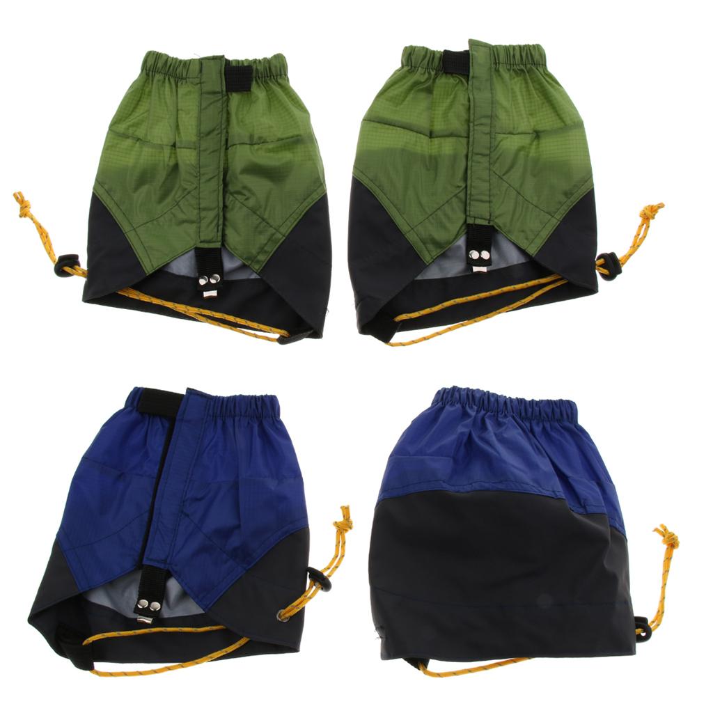 Outdoor Hiking Walking Climbing Hunting Snow Legging Leg Gaiters blue