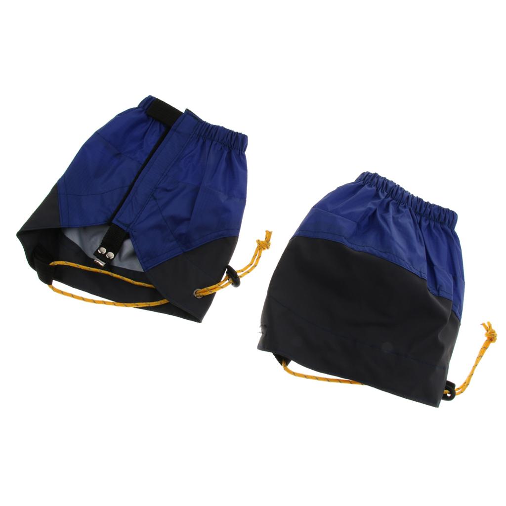 Outdoor Hiking Walking Climbing Hunting Snow Legging Leg Gaiters blue