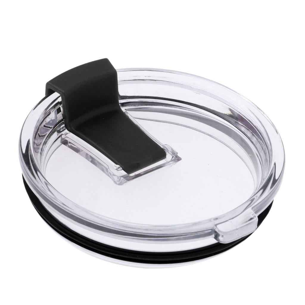 Tumbler Replacement Lids, Spill Proof and Splash Resistant Lid for Cup 30oz Black
