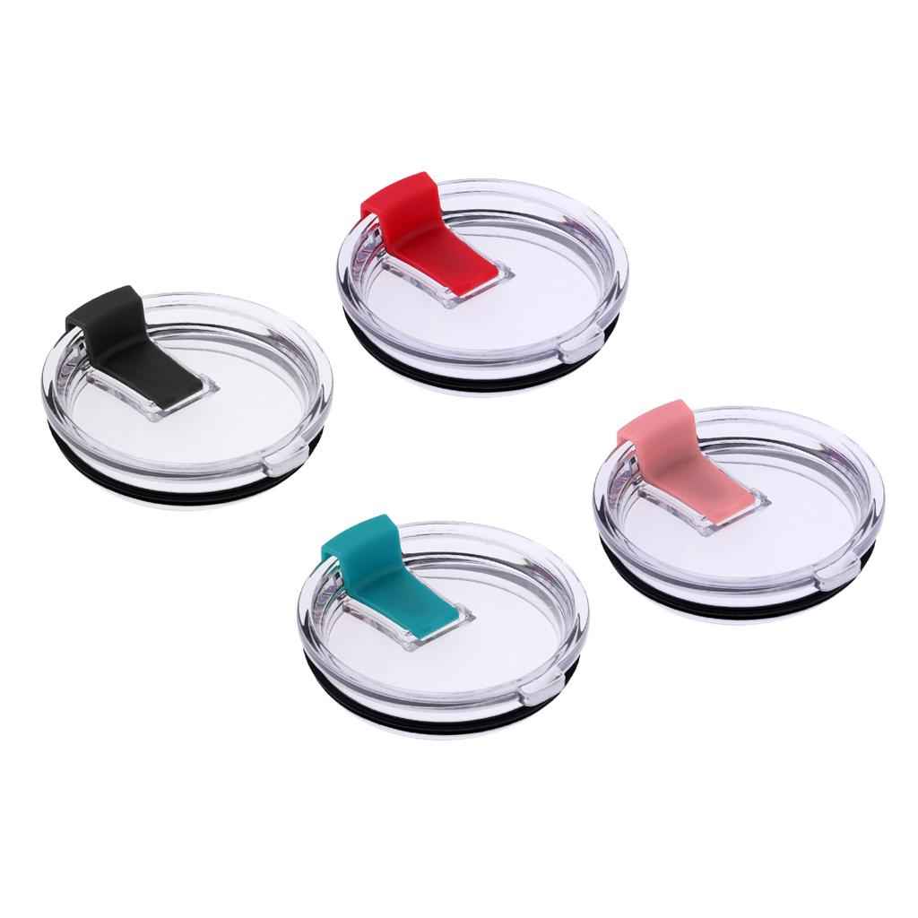 Tumbler Replacement Lids, Spill Proof and Splash Resistant Lid for Cup 30oz Black