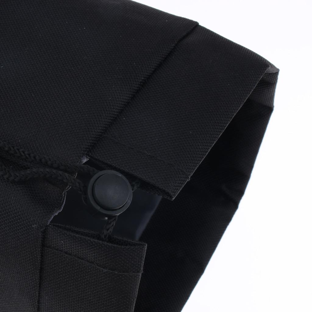 Outdoor Waterproof Water Bottle Drink Storage Bag Carry Pouch Cover Carrier 9x25cm Black
