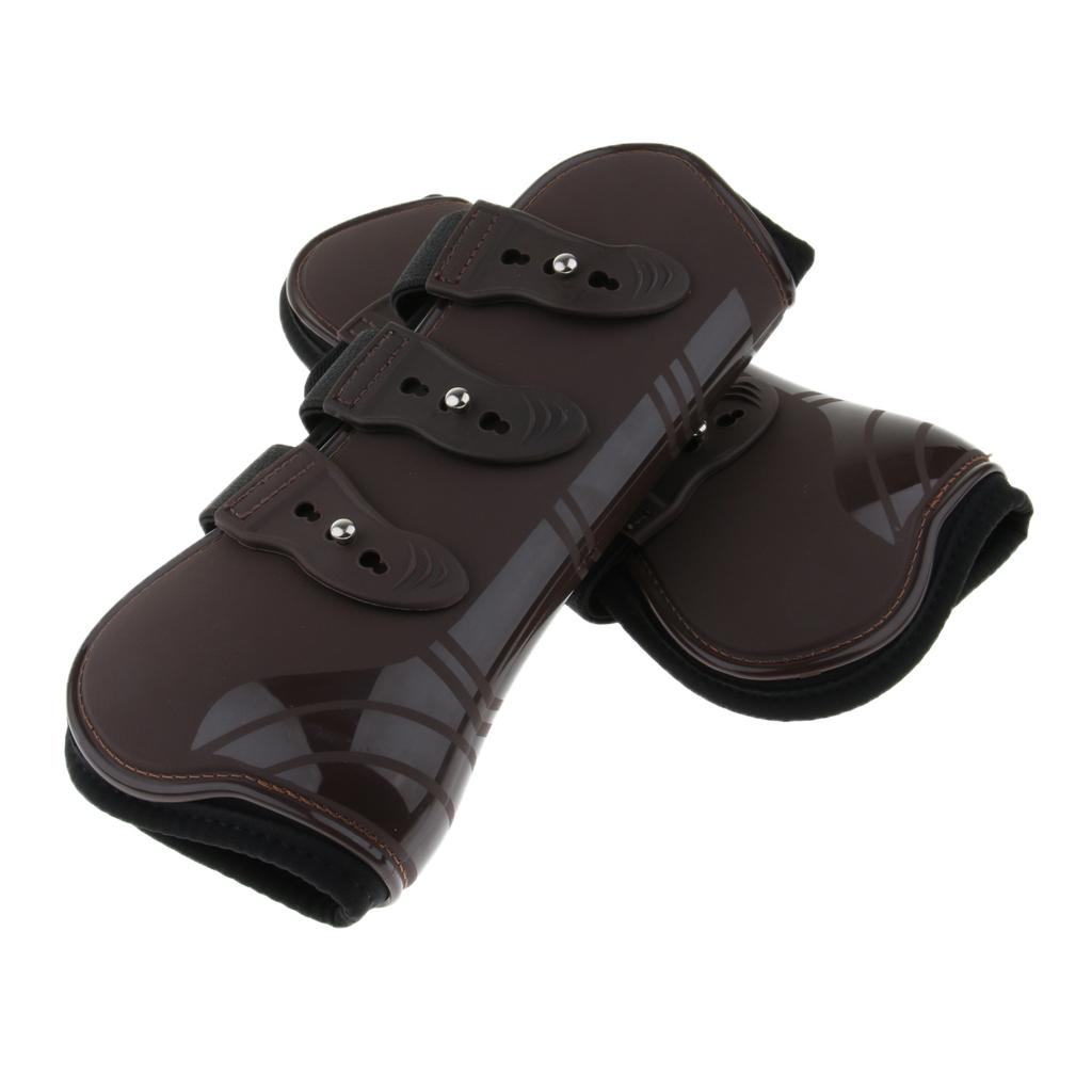 Horse Leg Boots Hind Front Leg Tendon Protect Wraps Cover Equestrian Wear Front Leg
