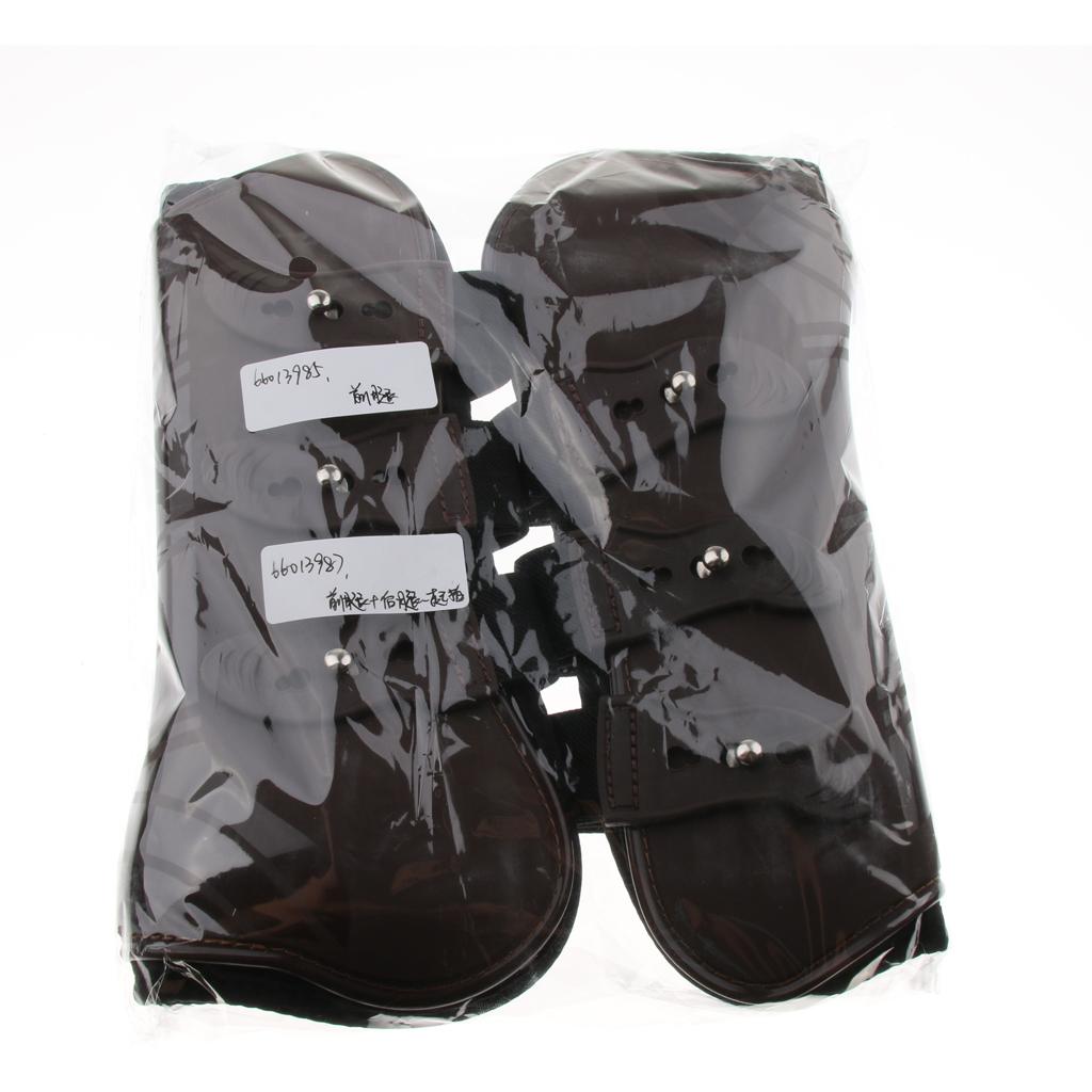 Horse Leg Boots Hind Front Leg Tendon Protect Wraps Cover Equestrian Wear Front Leg
