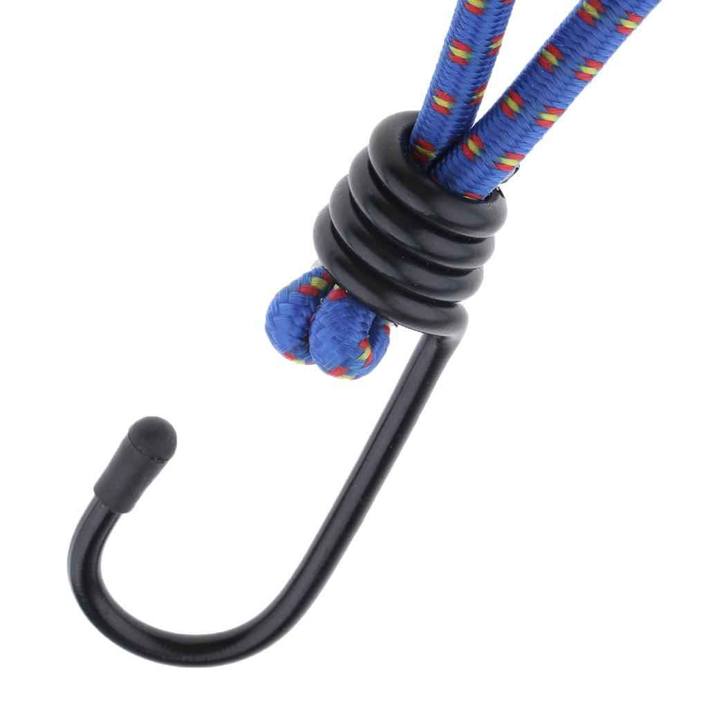 5 Pcs Bungee Hook Tie - Tarpaulin Elastic Stretch Cord Straps with Hook 6mm