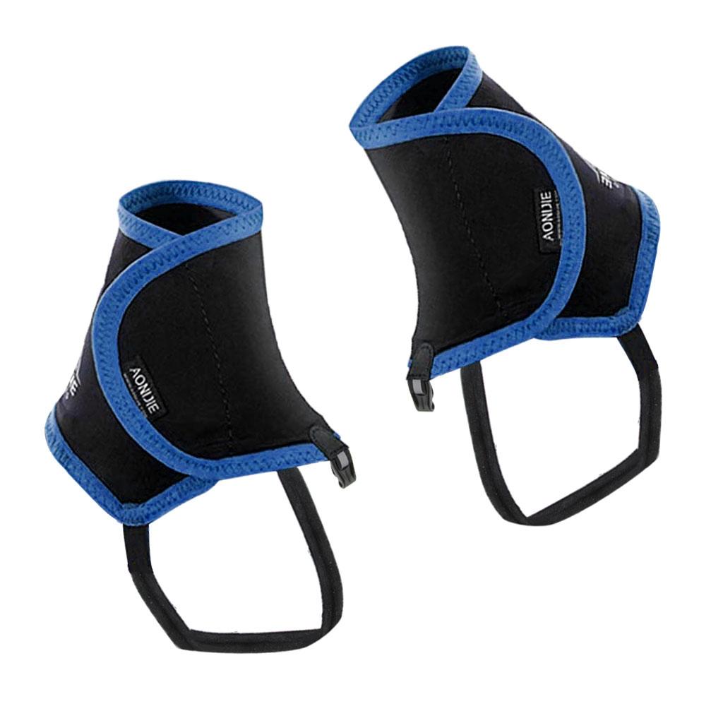 Waterproof Outdoor Hiking Walking Climbing Hunting Snow Legging Gaiters Blue