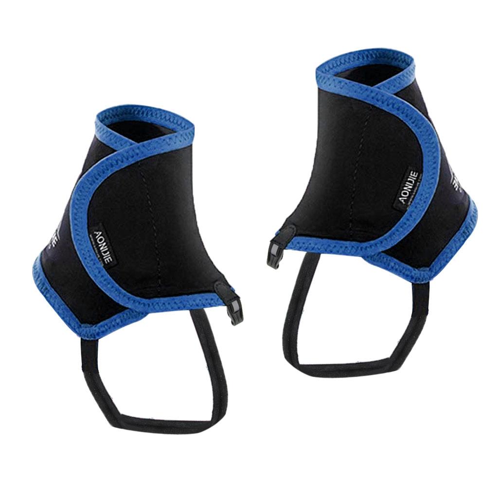 Waterproof Outdoor Hiking Walking Climbing Hunting Snow Legging Gaiters Blue