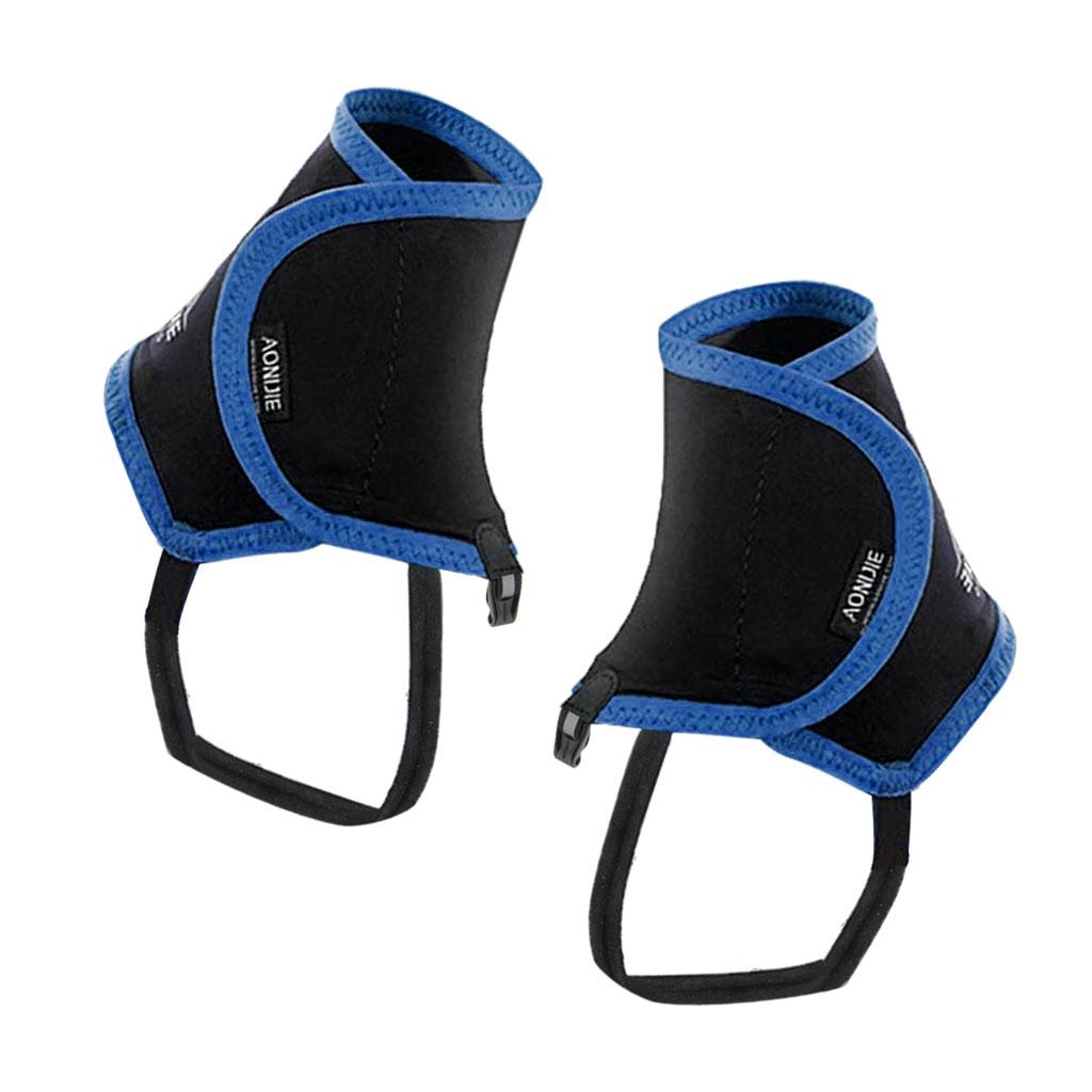 Waterproof Outdoor Hiking Walking Climbing Hunting Snow Legging Gaiters Blue