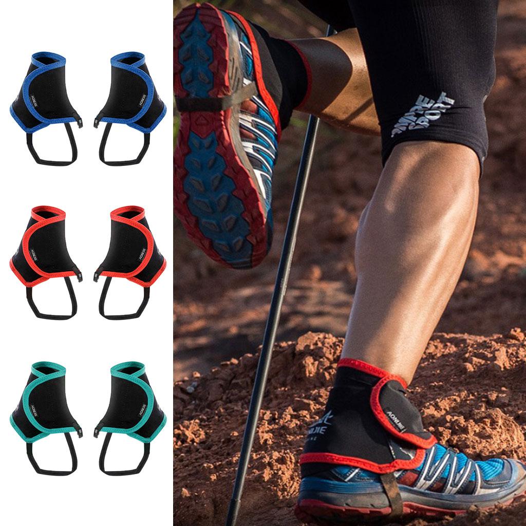 Waterproof Outdoor Hiking Walking Climbing Hunting Snow Legging Gaiters Blue