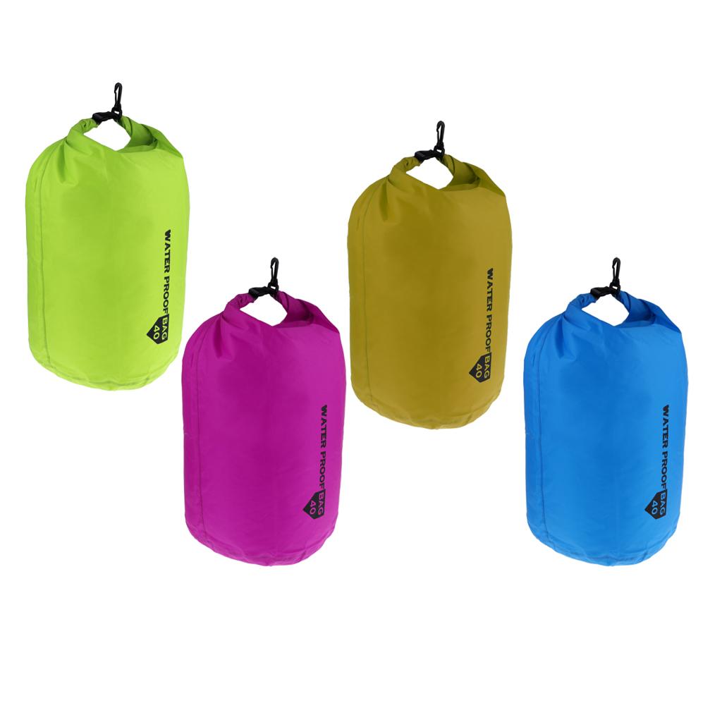 Waterproof Dry Bag Storage Camping Rafting Kayaking Compression Sack 40L Light Green