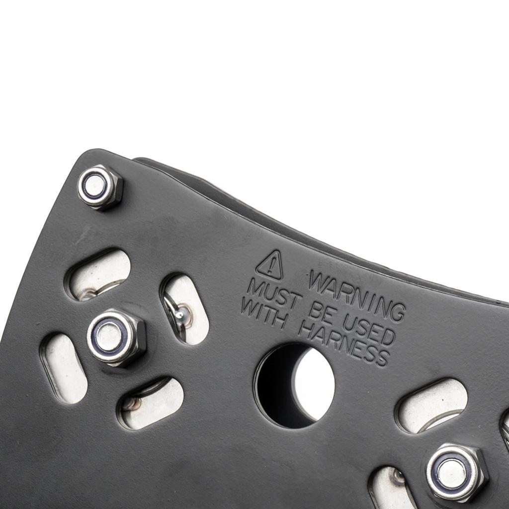 35KN Rock Climbing Mountaineering 13mm Cable Rope Pulley with Handle Grip