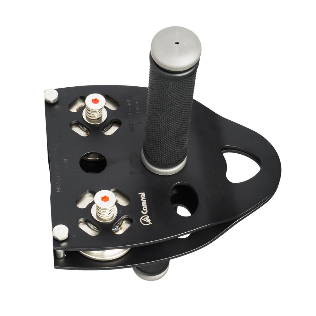 35KN Rock Climbing Mountaineering 13mm Cable Rope Pulley with Handle Grip