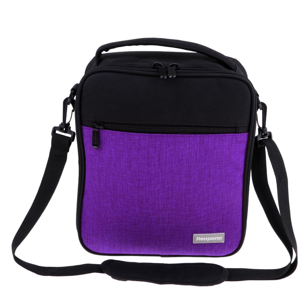 Portable Cooler Bag Insulated Lunch Picnic Backpack Food Thermal Bag Purple