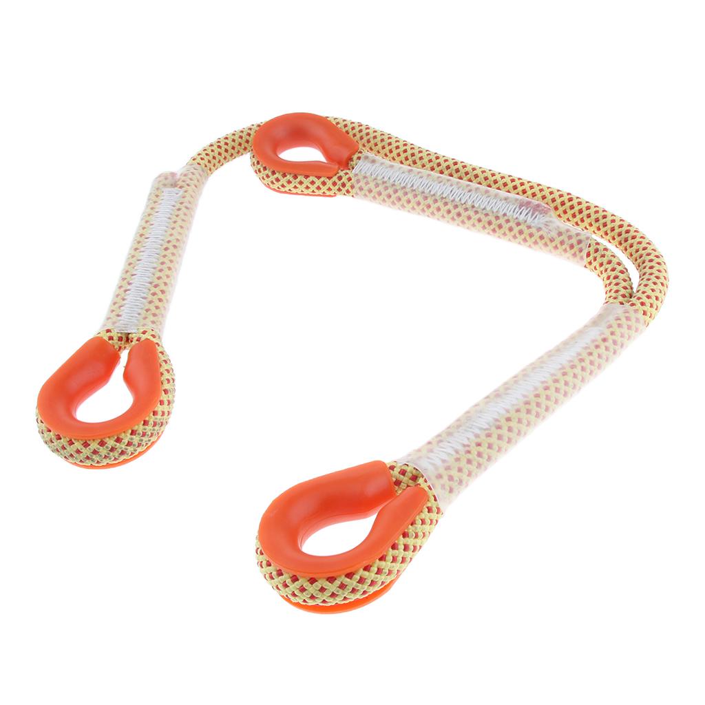 11mm Outdoor Rock Climbing Nylon Pre-sewn Eye-to-Eye Prusik Loop Y Lanyard