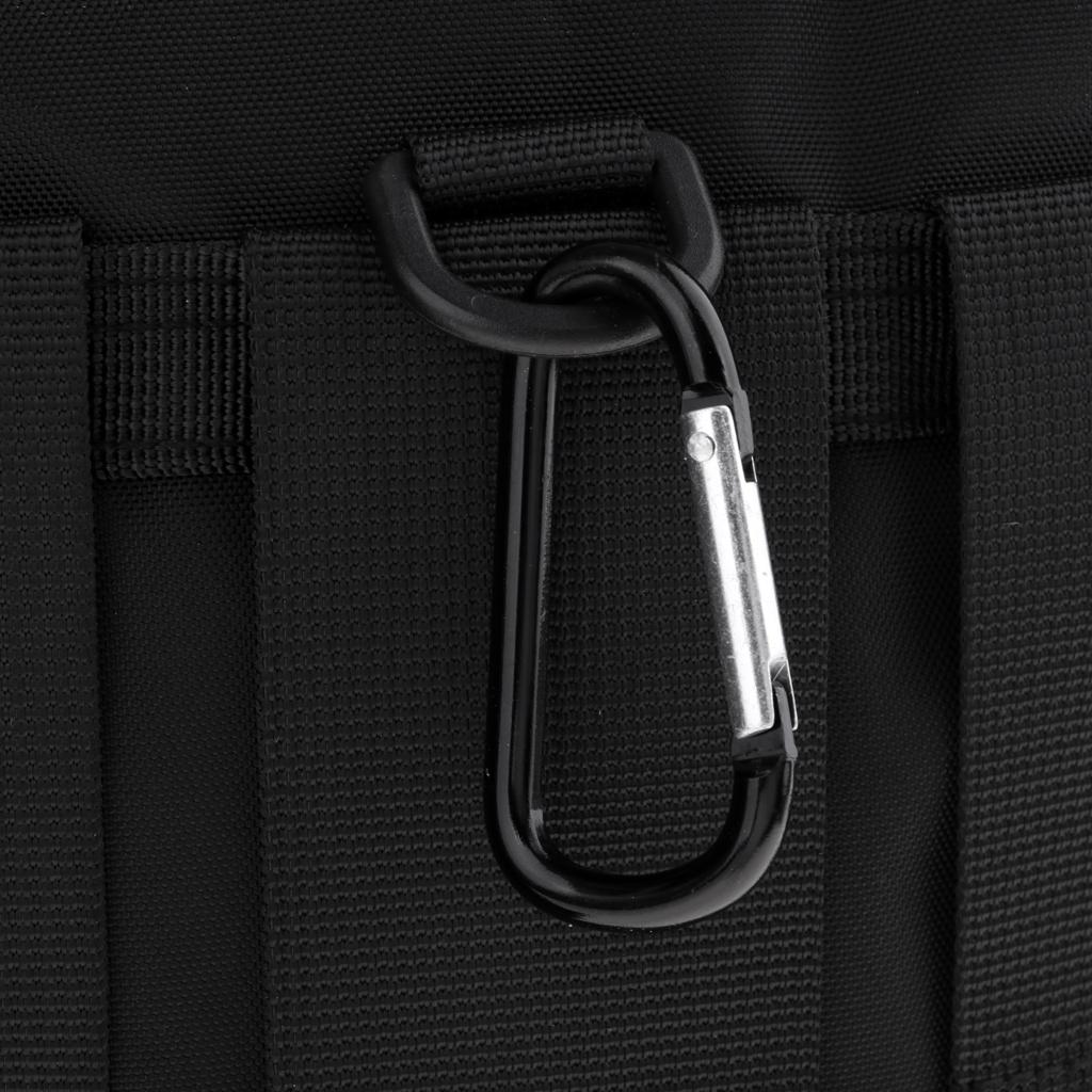 Waist Fanny Pack Water Bottle Holder Hip Belt Bum Shoulder Bag Gray