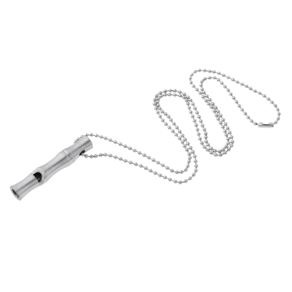 Emergency Safety Whistle Outdoor Survival Waterproof Stainless Steel Whistle